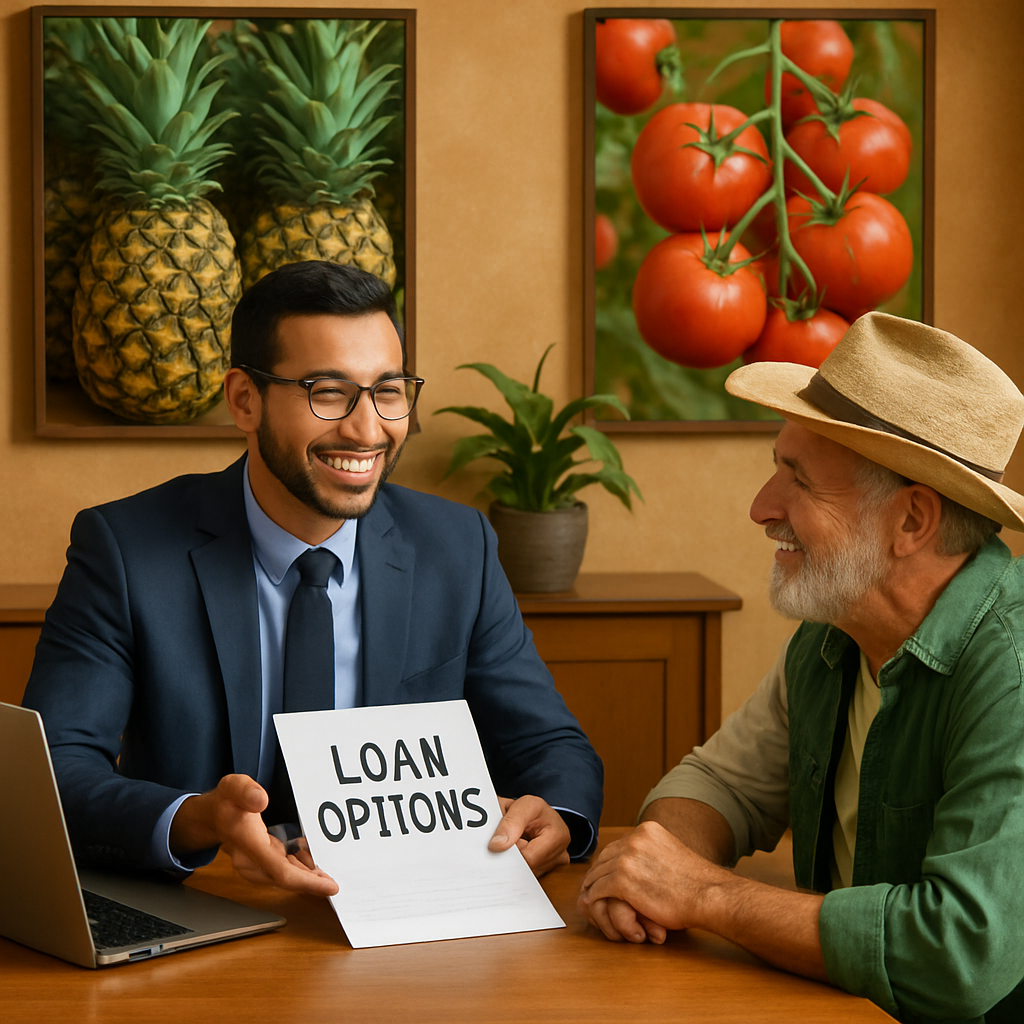 Loan services for agricultural investments